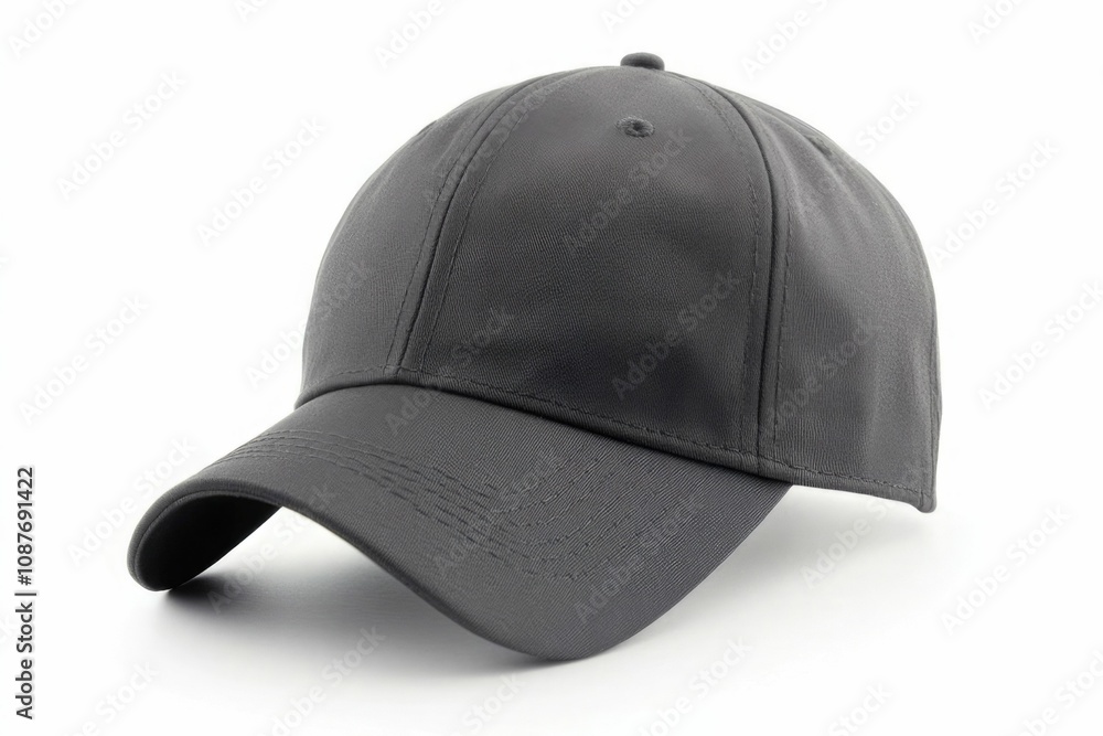 Stylish baseball cap isolated on white background Stylish baseball cap isolated on white background