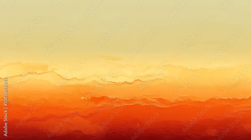 Fototapeta premium Abstract Sunset Landscape with Golden Hour Hues