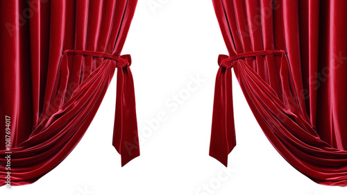 red curtain (png) photo