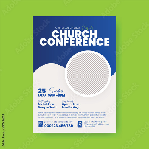 editable Church worship conference a4 size print ready flyer or poster template, online webinar talk show flyer, charity fund raising flyer or leaflet design