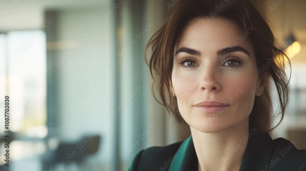 Confident Woman Portrait: Business Professional Looking at Camera Confident Woman Portrait: Business Professional Looking at Camera