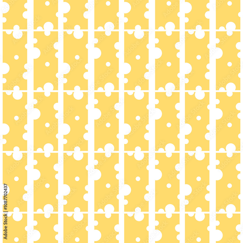 Seamless cheese pattern with pieces of cheese on white background Seamless cheese pattern with pieces of cheese on white background