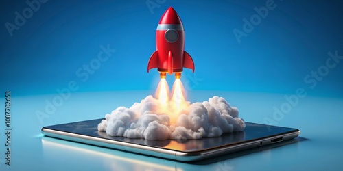 Red Rocket Launching from M...