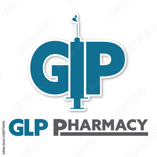 Pharmacy Logo, GLP Pharmacy, medicine, weight loss, syringe