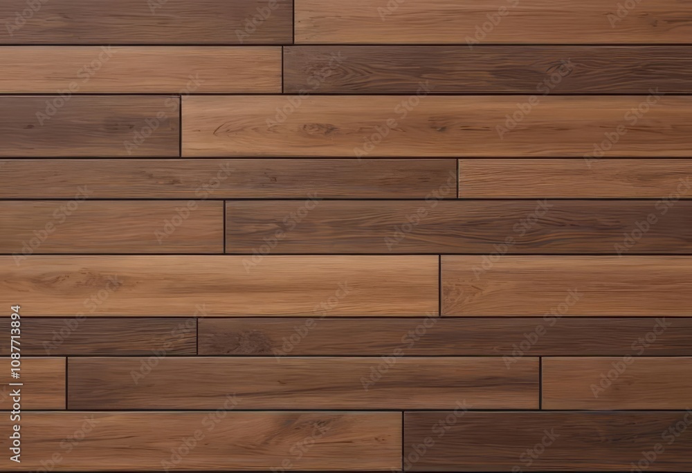 A close-up of a wooden plank with a natural wood texture A close-up of a wooden plank with a natural wood texture
