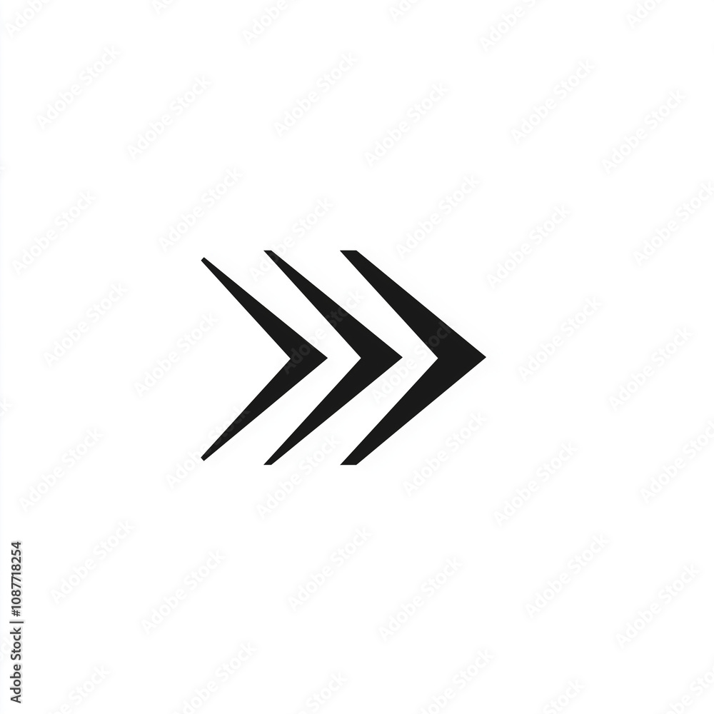 Triple Arrow Icon Right Direction Fast Forward Next Button Triple Arrow Icon Right Direction Fast Forward Next Button