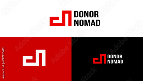 Donor nomad logo design