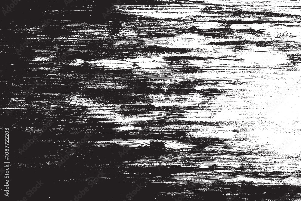 Obraz premium Dark grunge urban texture vector. Distressed overlay texture. Grunge background. Abstract obvious dark worn textured effect. Vector Illustration. Black isolated on white. EPS10.