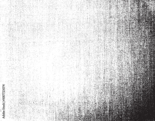 Subtle halftone grunge urban vector. Distressed texture. Grunge background. Abstract mild textured effect. Vector Illustration. Black isolated on white. EPS10.