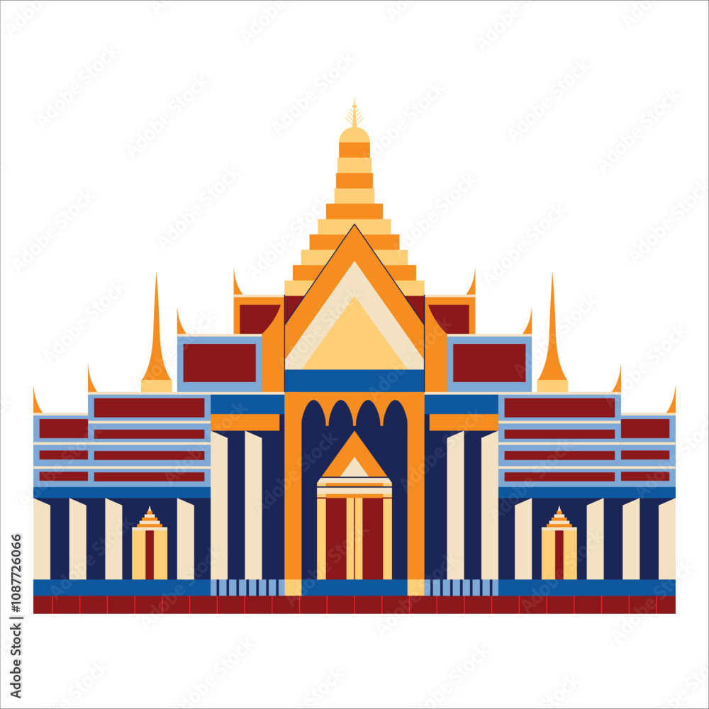 Thailand Buddhism Ancient Temple in Bangkok