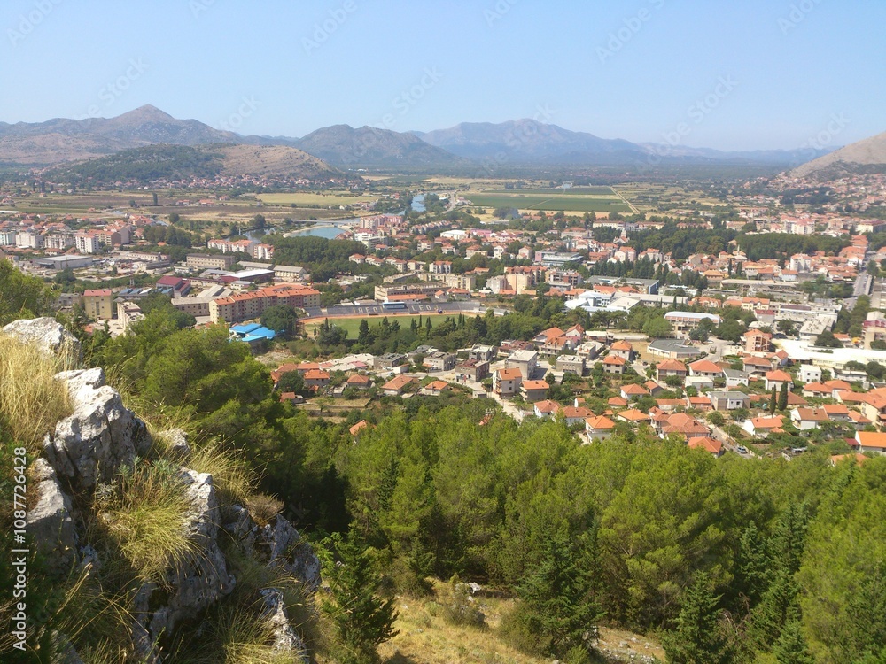 Fototapeta premium Panorama of Trebinje