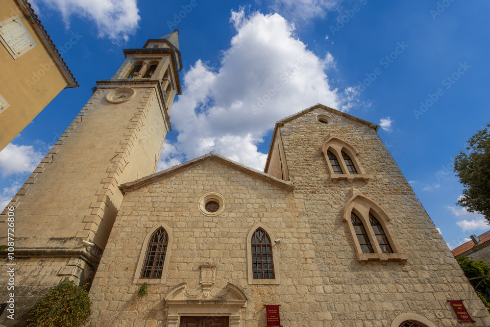 Church of St. John the Baptist, Catholic Church in Budva, Montenegro