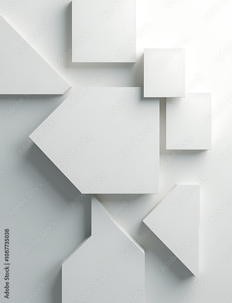 etric shapes in various shades of grey and white are used to create a complex abstract design suitable for presentations and other formal events. etric shapes in various shades of grey and white are used to create a complex abstract design suitable for presentations and other formal events.