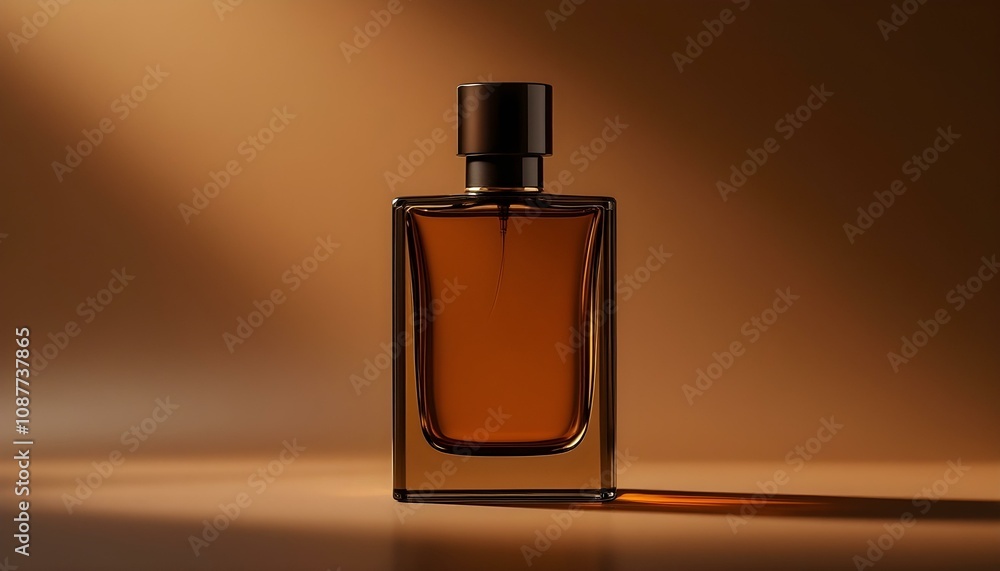 Elegant Perfume on a table with colourful lights Elegant Perfume on a table with colourful lights