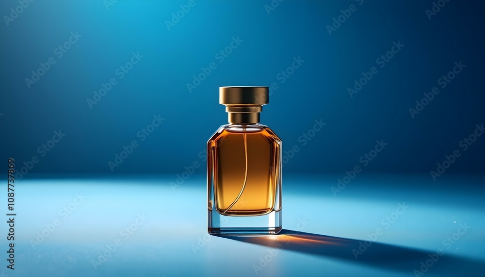 Elegant Perfume on a table with colourful lights Elegant Perfume on a table with colourful lights