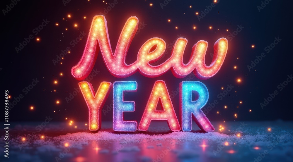 Vibrant neon-colored Vibrant neon-colored