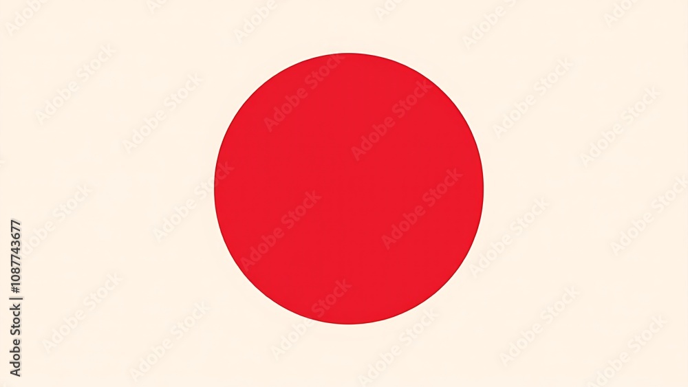 The Japanese national flag is a flat vector image with an official red and white color scheme, featuring a red sun symbol. The Japanese national flag is a flat vector image with an official red and white color scheme, featuring a red sun symbol.