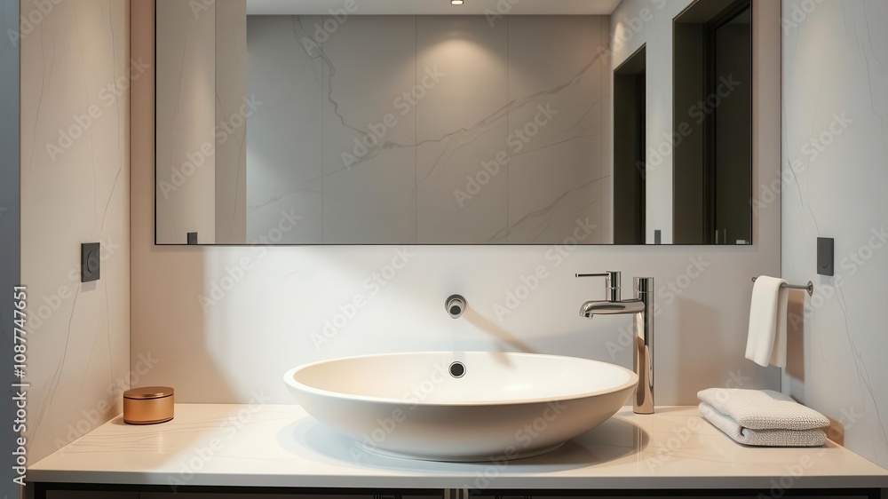 A luxurious bathroom sink with sleek design and elegant fixtures, bathroom, stylish A luxurious bathroom sink with sleek design and elegant fixtures, bathroom, stylish