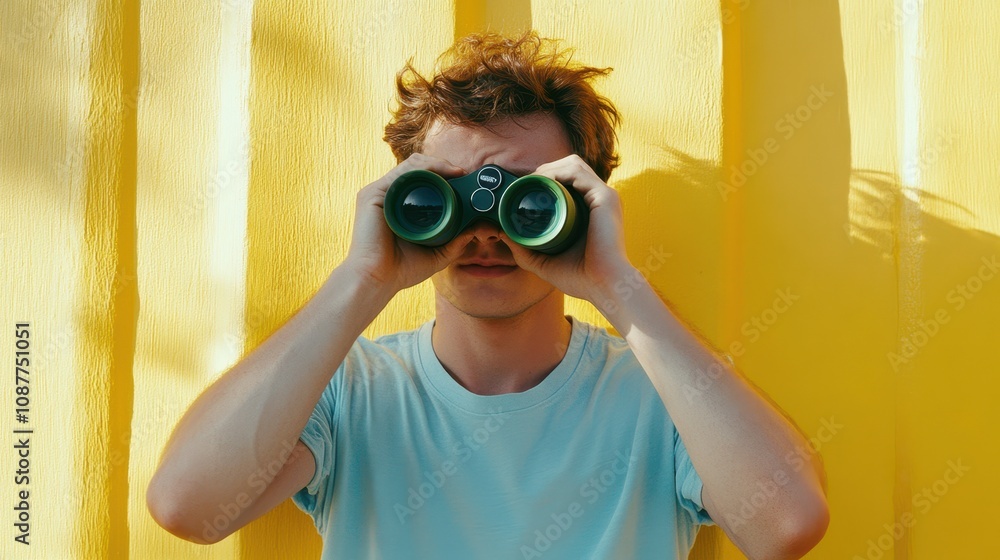 The Man with Binoculars The Man with Binoculars