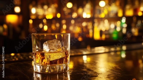 Wallpaper Mural Whiskey on the Rocks in a Bar Torontodigital.ca