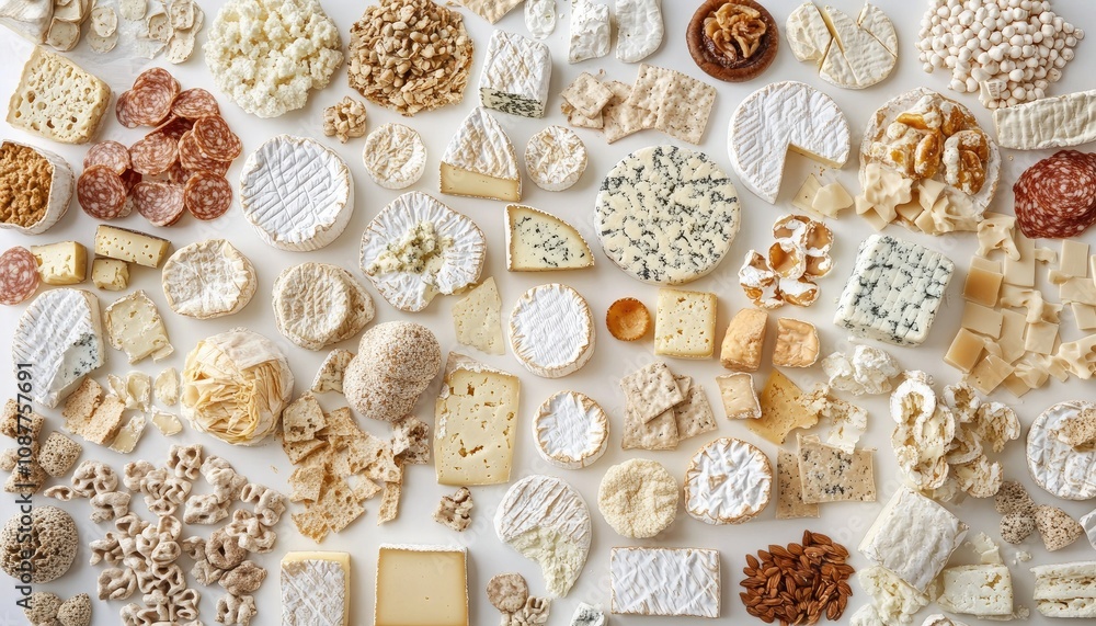 Cheese and Crackers: A Delicious Snacking Experience with Variety and Texture Cheese and Crackers: A Delicious Snacking Experience with Variety and Texture