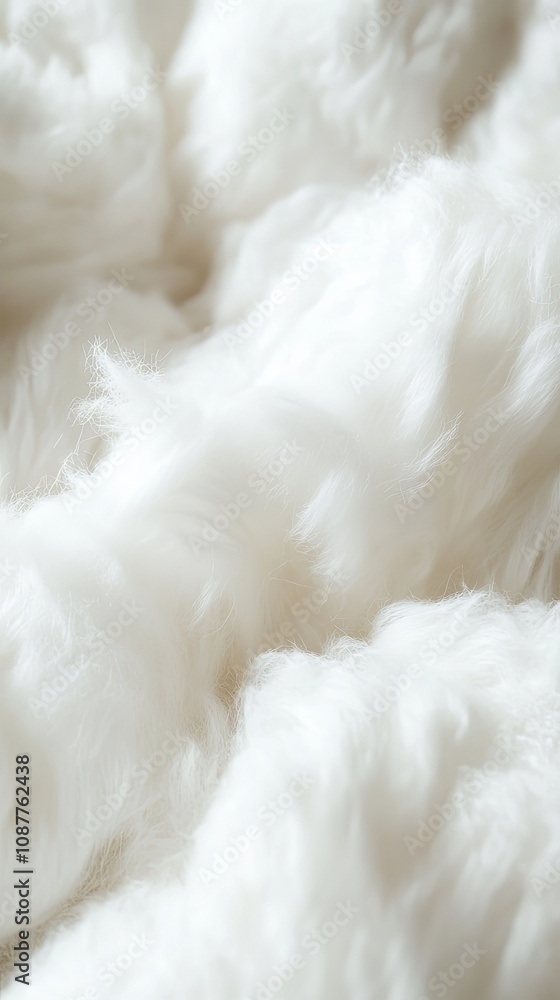 White Fluffy Fur Texture: Soft and Delicate Abstract Background White Fluffy Fur Texture: Soft and Delicate Abstract Background