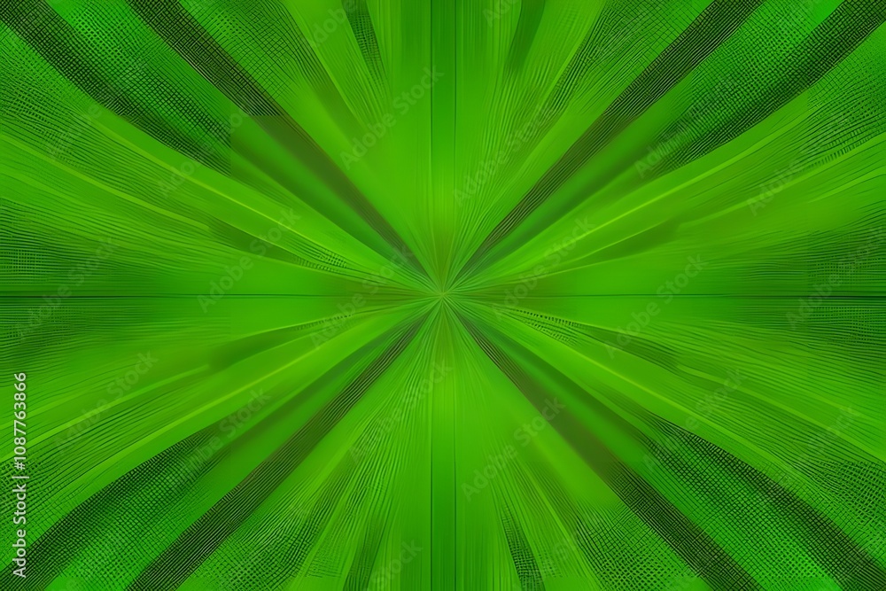 Obraz premium ia generated. abstract background. green background. background with rays