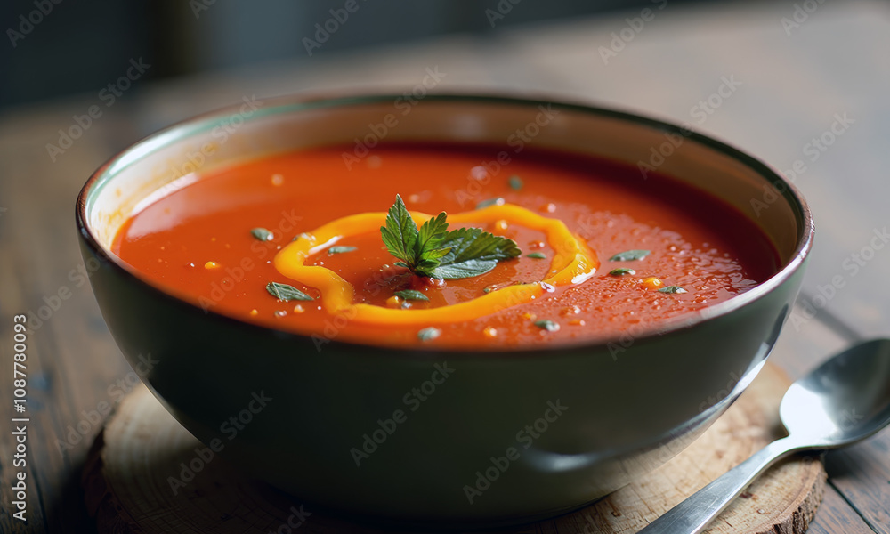Roasted Tomato and Red Pepper Soup Roasted Tomato and Red Pepper Soup