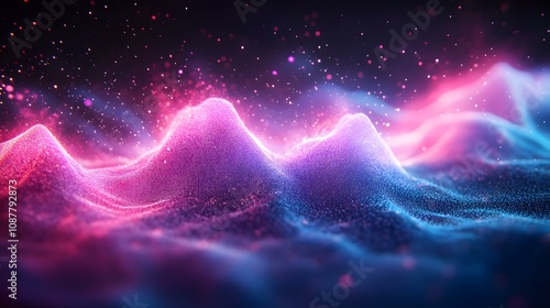 Wallpaper Mural Holographic rainbow background of purple-pink turquoise blue color Torontodigital.ca