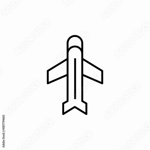 plane flight icon sign vector