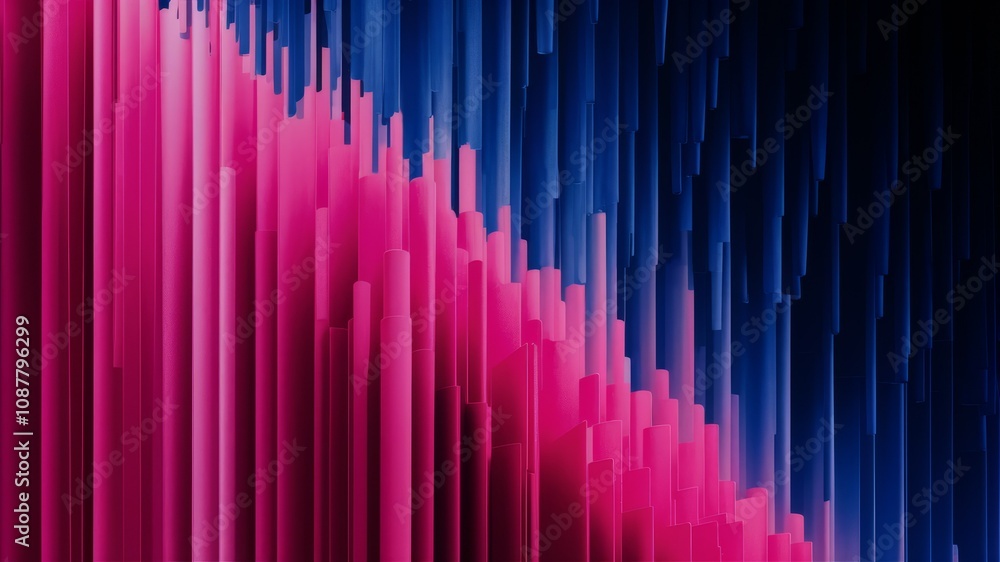 Colorful Abstract Lines: Dynamic, pixelated lines cascade diagonally in vibrant hues, creating a modern and eye-catching abstract composition with a sleek, geometric aesthetic. Colorful Abstract Lines: Dynamic, pixelated lines cascade diagonally in vibrant hues, creating a modern and eye-catching abstract composition with a sleek, geometric aesthetic.