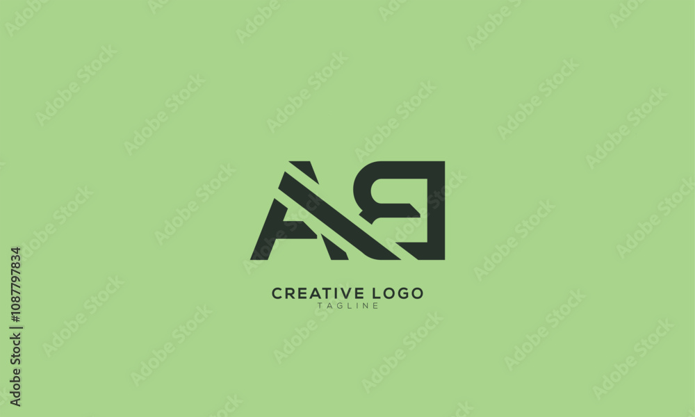 AB BA Abstract initial monogram letter alphabet logo design AB BA Abstract initial monogram letter alphabet logo design