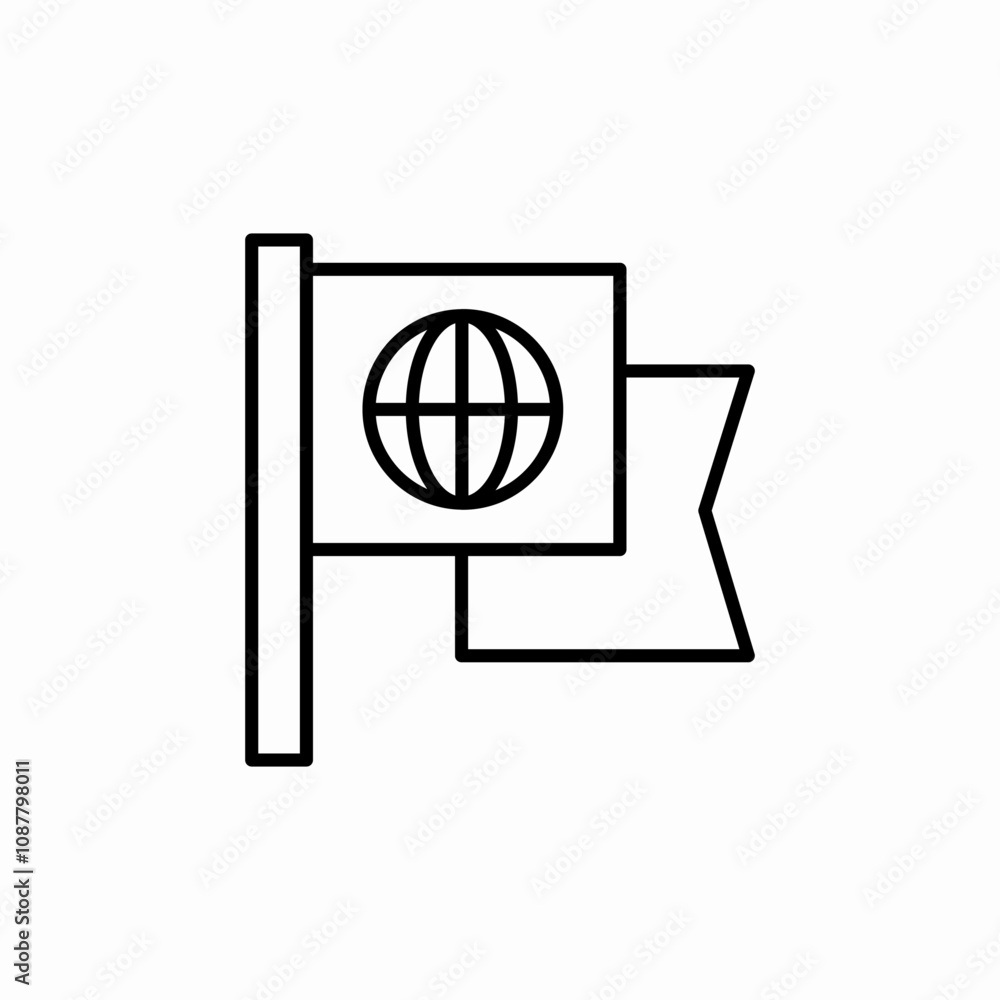 world flag icon sign vector world flag icon sign vector