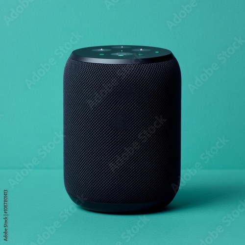 Smart speaker control, playlist access, volume adjustment, sleek and intuitive