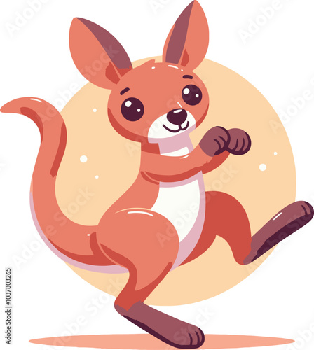 Animals dancing illustration for kids