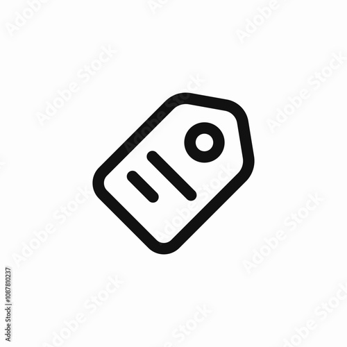 price tag label icon sign vector