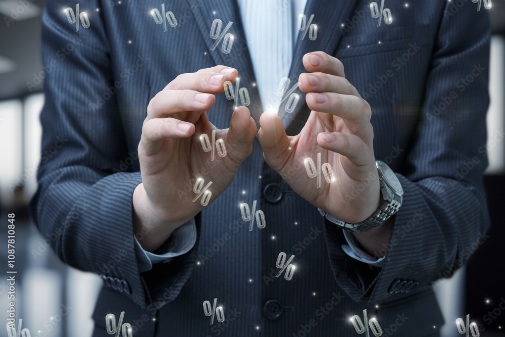 Fototapeta premium Financial control and profitability management.