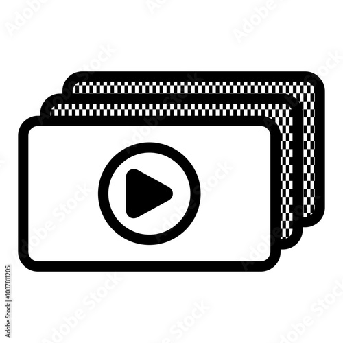 TV series icon. Playlist Icon