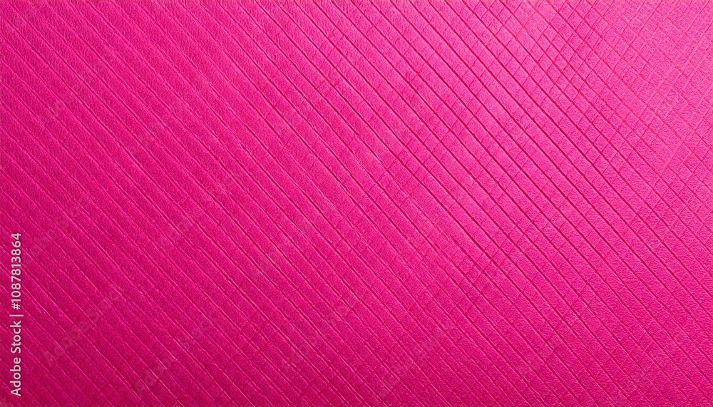 Fototapeta premium fuchsia embossed laid paper background with diagonal lines texture textured wallpaper backgrounds line pattern blank vibrant bright 