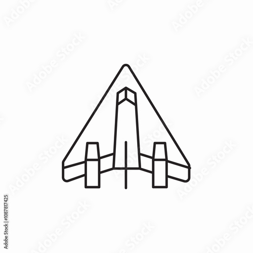 air force icon sign vector