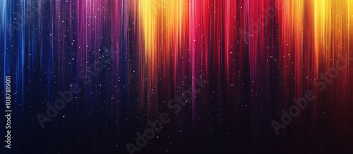 Abstract colorful light streaks