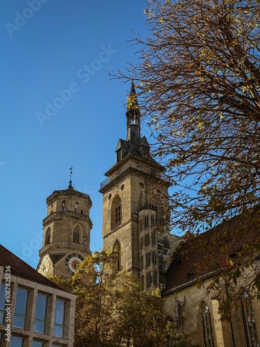 Stiftskirche Stutgart Herbst