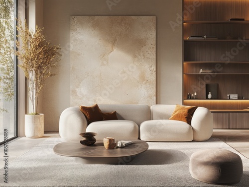 Modern Minimalist Living Room Interior Design