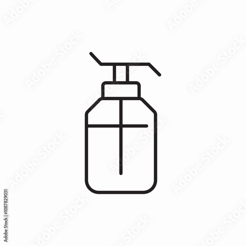 body oil cream soap bottle icon sign vector