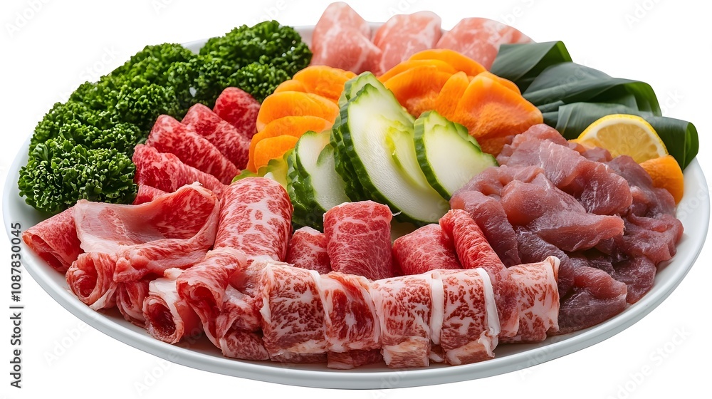 Food, Japanese Dish Shabu Shabu, on White Background, Photo Realistic, Wallpaper, Cover and Screen for Smartphone, PC, Laptop, 9:16 and 16:9 Format Food, Japanese Dish Shabu Shabu, on White Background, Photo Realistic, Wallpaper, Cover and Screen for Smartphone, PC, Laptop, 9:16 and 16:9 Format