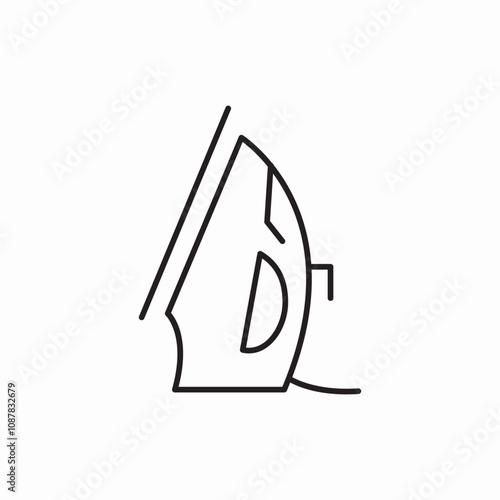 iron home electronic devices icon sign vector