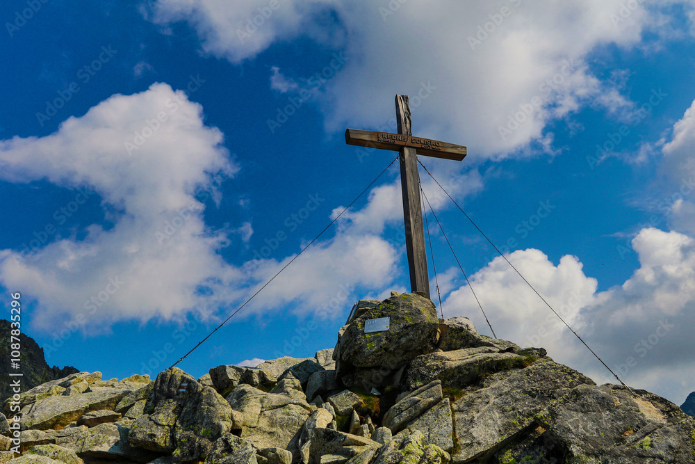 A walk in the Tatra National Park. A walk in the Tatra National Park.