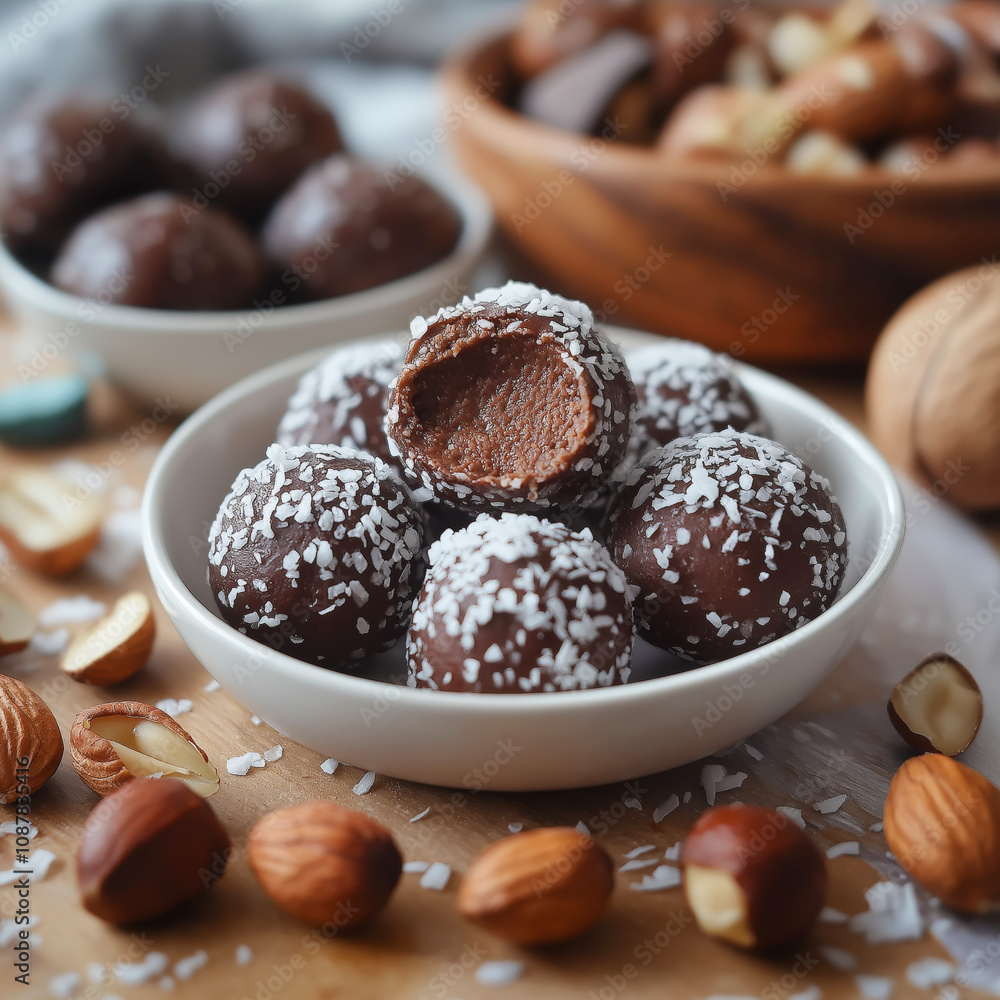 Healthy Candies. Healthy homemade christmas candies balls Healthy Candies. Healthy homemade christmas candies balls