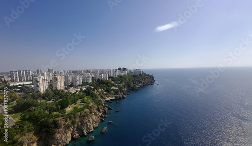 Antalya cliffs, Mediterranean, Antalya city center