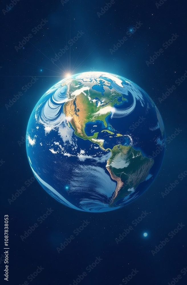 Fototapeta premium earth in space